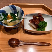 かわむら出汁茶 - 先付け最高