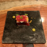 IL TEATRINO DA SALONE - マグロのスコッタート　オレンジ　アグロドルチェ