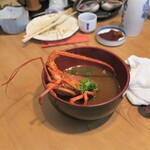 江戸金 - 伊勢海老味噌汁