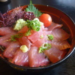 海食 浜勝 - まぐろ丼アップ