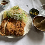 レストランおとめ - チキンカツ定食
