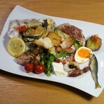 イタリア料理 アチェルボ - これで約、1人前のオードブル