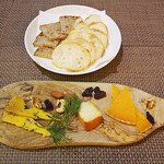 お食後のチーズ３種