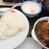 松屋 - 松屋　ごろごろチキンカレー・温玉