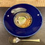 徳山鮓 - デザートはお馴染みの飯(いい)のアイスクリーム♡これがチーズのような甘酒のような芳醇さで美味しい！！