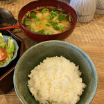 徳山鮓 - ご飯とお味噌汁♡理想的な朝食ですよね！