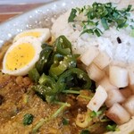 彼女のカレー - 豚バラと新玉ねぎのカレー
