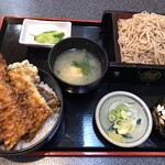 Asahiya - 穴子天丼セット