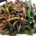 福満苑 - 牛肉とピーマン炒め