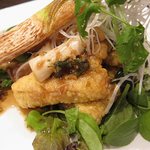 中国酒家 大三元 - 肉厚の穴子の唐揚げ