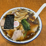 麺屋 かむい - 長岡式生姜醤油ラーメン+メンマ