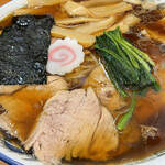 麺屋 かむい - 長岡式生姜醤油ラーメン+メンマ