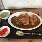 最後にカツ。 - 料理写真: