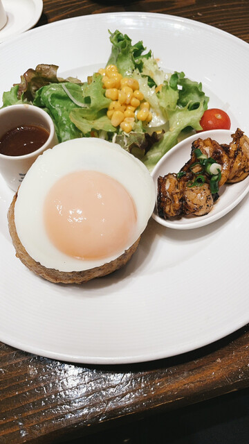 立川 ハシヤ姉妹店のハンバーグ専門店 By オッシー ｗｉｓｈ ｂｏｎｅ ウィッシュボーン 立川南 ハンバーグ 食べログ