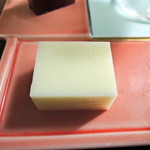 日本料理 にじ - デザート　豆乳羊羹