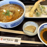 佐藤養助 - 天ぷらうどん