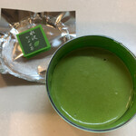 手創菓子工房 明月堂 - 水沢かぶせ茶プリン