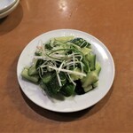 台南担仔麺 - 胡瓜のあっさり和え