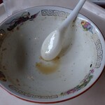 らーめん八平 - 完食、完飲