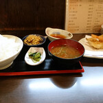 天ぷら・居酒屋 泉秀 - 天ぷら定食(梅) 第一弾