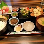 磯一 - お造りとチキン南蛮定食