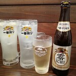 Kameido Horumon - キリン一番絞り製法ノンアルビール零ichi・強炭酸レモンソーダ・グレープソーダ