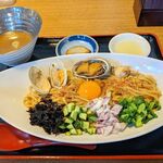 ラーメン おこじょ - アワビのまぜそば