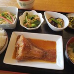 田園の風景 - 赤魚と小鉢３皿の定食　770円