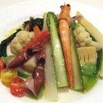 メゾン ドゥ アッシュ - 季節の野菜のエチュベ海の香りを添えて