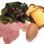 メゾン ドゥ アッシュ - 自家製鹿児島純粋黒豚のハムと白レバーのムース