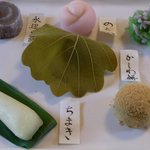 茶寮 宝泉 - 上生菓子のサンプル