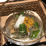 味あら井 - 広島じゅんさいと北九州のむらさき雲丹