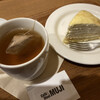 Cafe&Meal MUJI - 黒豆茶、ミルクレープ