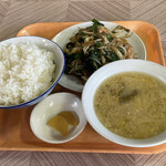 三浦食堂 - 料理写真:ニラレバ定食