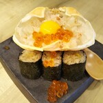 三宮スシエビス - 名物！エビカニ合戦 769円