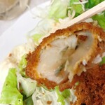 ゆたか食堂 - 帆立分厚い