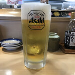 Kaiten Zushi Benkei - とりあえず生ビール
