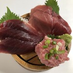 510水産 - まぐろ3種盛り