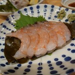 越中屋  - 甘海老昆布〆