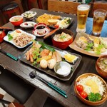 古民家カフェ もんじんこ - 料理写真:夜のお任せコース一例