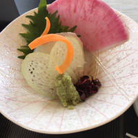 日本料理 鎌倉山 野乃華 - 本日のお造り(鯛でした)