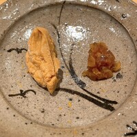 鮨 さかい - 鮟肝、奈良漬