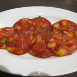 伊酒リア - イベリコ豚サラミ（辛口）（550円）