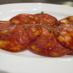 伊酒リア - イベリコ豚サラミ（辛口）（550円）