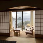 堂ヶ島ニュー銀水 - お部屋の窓から絶景が見えます。