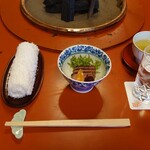 和田金 - ローストビーフのワインジュレ掛け