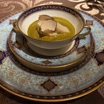 La maison du caviar 17℃ - 外房産アワビとポロネギのフラン、肝のソース