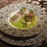 La maison du caviar 17℃ - 明石産天然真鯛と苫小牧産ホッキ貝