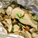 チムニー - 白身魚と木の子のホイル焼き＠３８０円