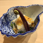 麻布 かどわき - スミイカ、カタクリの胡麻和え